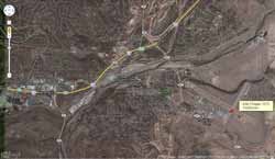 Large-scale map to Chapter Clubhouse.